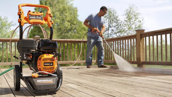 High pressure washing